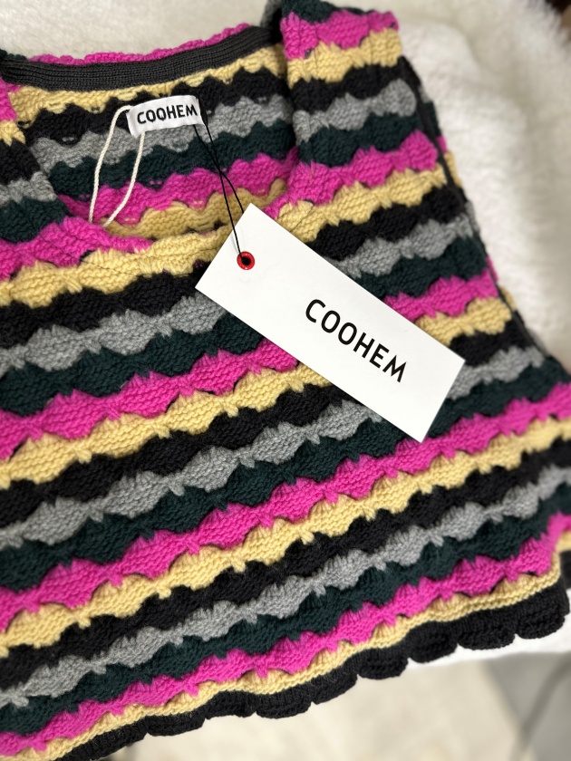 yCOOHEMz R[w@CROCHET@KNIT@VEST